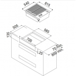 Fulgor FOBQ 602 G X 嵌入式戶外氣體燒烤爐